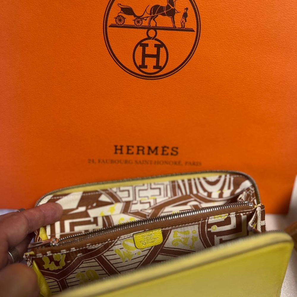 Hermes Leather Wallet Azap Silk’n Wallet Hermes Leather Long Wallets